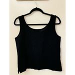 St. John  Black Knot Shell Tank Top M Photo 4