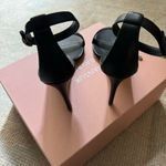 L.A.M.B. New in the box! Mansur Gavriel Ankle Strap Black Leather Sandals | Size 9.5 Photo 8