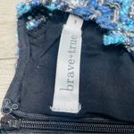 Anthropologie Brave and true anthropology size small tweed mini dress classic blue rare htf Photo 3