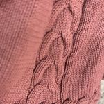 cupio  Sweater Mauve/dusty pink Size XL Cable KNit Photo 1