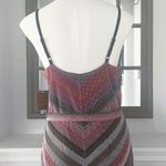 Rachel Roy Finn Metallic Striped Maxi Dress in Pink Grey, Size L New w/Tag Photo 12