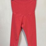 Beyond Yoga  Beyond The Bump Maternity Leggings Space Dye Coral Pink Size XL Photo 0