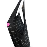 Sundry Anthropologie  Black Striped Racerback Tank Ruched Scrunched Dress M 8/10 Photo 4