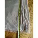 Birdy Grey Champagne Beige Nude Full-Length Tulle Gown Pleated Bodice XL Photo 9