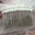 David's Bridal David’s Bridal Ivory Scalloped Edge Veil Photo 7