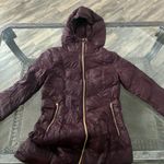 Calvin Klein Maroon Drawstring Pouch Photo 4