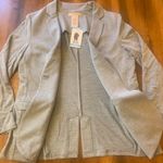 Philosophy  NWT jacket blazer Large Mist Grey Heather one button front po… Photo 2