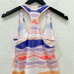 Lululemon CRB Cool Racerback Beacher Stripe White Iris Flower Tank Size 6 Photo 7