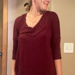 American Eagle Red and Black striped Long Shirt Photo 0