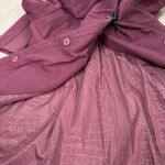 Sam Edelman  Burgundy Wool Blend Asymmetrical Wrap Coat Women’s Large Photo 8