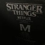 Stranger Things  Upside Down Black Graphic T-Shirt Photo 2
