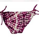 Wet Seal  Purple and White Floral Bikini Bottom Photo 3