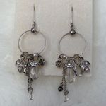 Adrian Buckley NIB  England Jewellery Silver Multi-Charm Dangle Earrings Photo 5