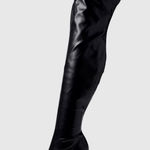 Steve Madden  Prowl Thigh High Faux Leather Boots in Black 7.5 Photo 0