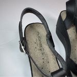 Flexus Natala Slingback Women's Sandal Black with Wedge Heel 39 Size 8 Photo 3