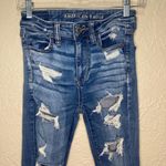 American Eagle  Next Level Stretch Distressed Hi-Rise Jegging Size 00 Photo 1