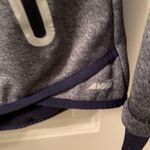 Avia  Women's Full Zip Hoodie Jacket with Thumb Hole Inserts Size S Gray & Blue Photo 5