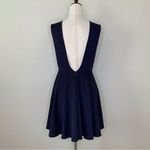 Tobi  Women’s Size Large Deep Purple Skater Dress Photo 7