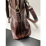 Giani Bernini  Turn-Lock Glazed Dome Satchel Saffiano Brown Photo 2