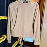 Forever 21 Camel Brown Long Sleeve Women's Tie Thin Sweatshirt Top Size Small Photo 5