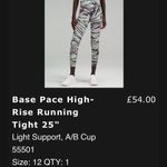 Lululemon Base Pace High-Rise Running Tight 25" Photo 1