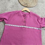Old Navy  Women’s Longsleeve Cozy Waffle Henley T-Shirt Top in Lotus Flower M Photo 9