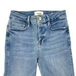 frame denim FRAME - Le One Crop Mini Boot Jeans in Blue Photo 1