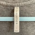 Fabletics  Women’s Large Gray Crop Muscle Tee Relaxed Fit Graphic Athletic Photo 2