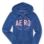 Aeropostale  HOODED ZIP SWEATER BLUE Photo 1