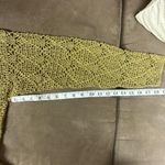 Forenza Vintage whimsical crochet knit green fairy top size M Photo 7