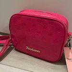 Juicy Couture Crossbody Gold Hot Pink Flash Purse Camera Crossbody Shoulder Bag Photo 2