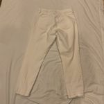 Loft White Ankle Cropped Jeans Photo 7