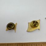 3 American Flag Enamel Pin Lot Star USA Patriotic Lapel Badges United States Red Photo 5