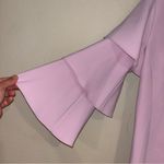 Amanda Uprichard  REVOLVE Pink Tiered Sleeve Short Dress L Photo 2