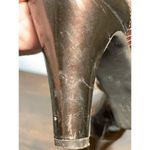 Alex Marie Women's Brown Faux Alligator Style Heels Peep Toe Sandals Size 9M Photo 9