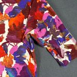 Coldwater Creek Womens S Multicolor Round Neck Half Sleeve Floral Blouse Photo 4