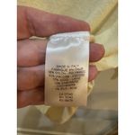 Bianco & Blu Butter Yellow Short‎ Sleeve Sweater Wool Cashmere Blend Size Large Photo 4