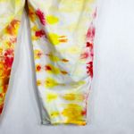 Crown & Ivy Crown Ivy Plus Size 12 Cropped Pants Sunshine Town Tie Dye Yellow Orange 495 Photo 9
