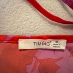 Timing Pink and Red Floral Slip Dress Photo 2