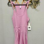 Anthropologie NWT Daily Practice Pink Flowy Mini Dress L Photo 4