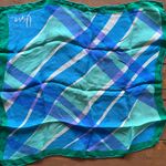Vera Bradley Vintage 1960's Vera Watercolor Plaid Silk Scarf Photo 1