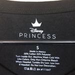 Disney Princess Women’s Beauty and the Beast Glitter Belle Rose Graphic Shirt Photo 3