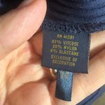 Ralph Lauren POLO  Navy Lace-Up Ribbed Knit Dress Photo 5