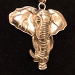 Paparazzi Big Silver Elephant Necklace/ Nature Jungle New 2020 Fashion  Drip Jewelry Photo 2