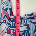 Lilly Pulitzer  Silk Elsa Top Red Right Return Sailboat Blouse Shirt Sz S Photo 4