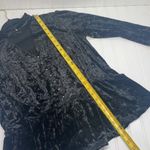 William Rast Womens Velvet Ramsey Choker Ruffled Neckline Peasant Top Size Large Photo 9