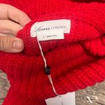 Lovers + Friends  red cowl neck sweater size large‎ NWT Photo 4