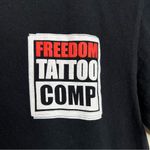 Pacific&Co Freedom Tattoo  Black Short Sleeve T Shirt Size Small Back Graphic Unisex Photo 1