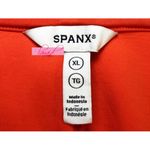 Spanx AirEssentials Pique Polo Tank Dress Poppy Orange White Preppy Tennis Mini Photo 7