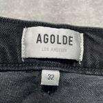 AGOLDE  Jeans Womens 32 Washed Black Nico Slim High Rise Distressed Stretch Photo 2